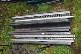 A quantity of valley drainage with galvanised grating.