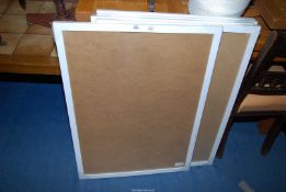 Five large picture frames 35" x 25"