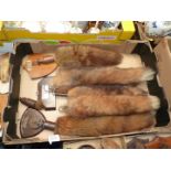 A quantity of Taxidermy Fox tails from Lady Curre's Hounds, Silverton Foxhounds,