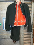 A Light Infantry officer's mess Uniform including a Gieves & Hawkes navy jacket.