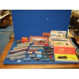 A quantity of boxed and loose Tri-ang and Hornby 'OO' gauge rolling stock including; shunter wagons,