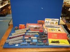 A quantity of boxed and loose Tri-ang and Hornby 'OO' gauge rolling stock including; shunter wagons,