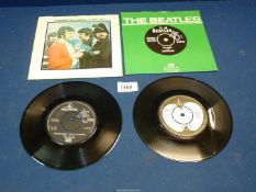 Two 45rpm 'Beatles' single records in original sleeves 1962-1970 including 'Hey Jude', 'Revolution',