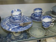 A quantity of Spode Italian tea ware to include; six cups, saucers and tea plates,