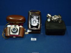 *An Ebner 6x9 folding bellows Bakelite Camera,