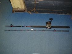 An Abu Garcia 'Muscle Tip' fishing rod with GT345 LW reel.