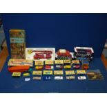 A quantity of boxed Matchbox cars including; Iso Grifo, Ford Mustang, Greyhound Coach,