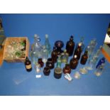 A large quantity of vintage bottles including Dinnefords, Tadcaster Tower etc.