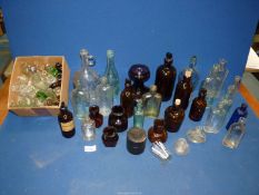 A large quantity of vintage bottles including Dinnefords, Tadcaster Tower etc.