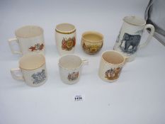 A quantity of Royal Commemorative china including; 1887 Victoria Jubilee jug,