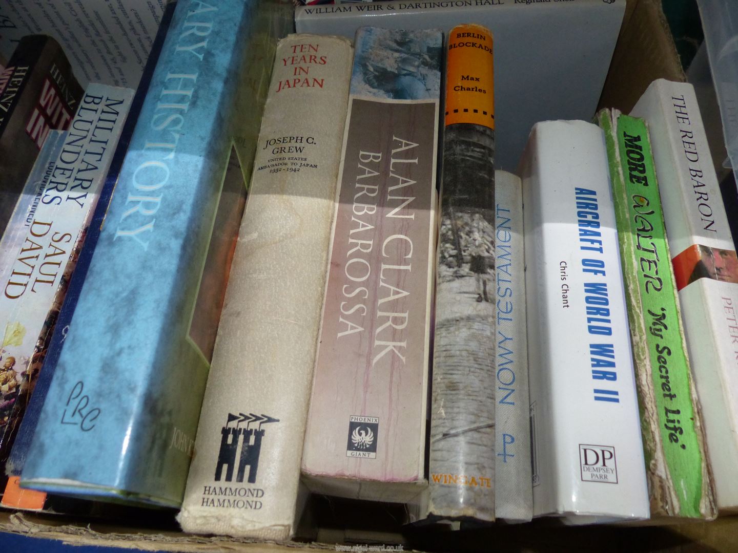 A box of Military books to include; Ten Years in Japan, Medal Year Book 2019, The Navy's Here, etc. - Image 4 of 4