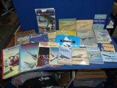 A box of Aviation books to include; W.E. Johns, Some Milestones of Aviation, Lady Bird books, etc.
