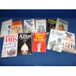 A quantity of Kingsley Amis paperback novels including; The Egyptologist, Ending Up, etc.