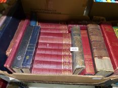 One box of reference books; Encyclopedias, Atlas, etc.