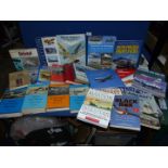 Two boxes of general Aviation books to include; British Civil Aircraft Since 191 by A.J.