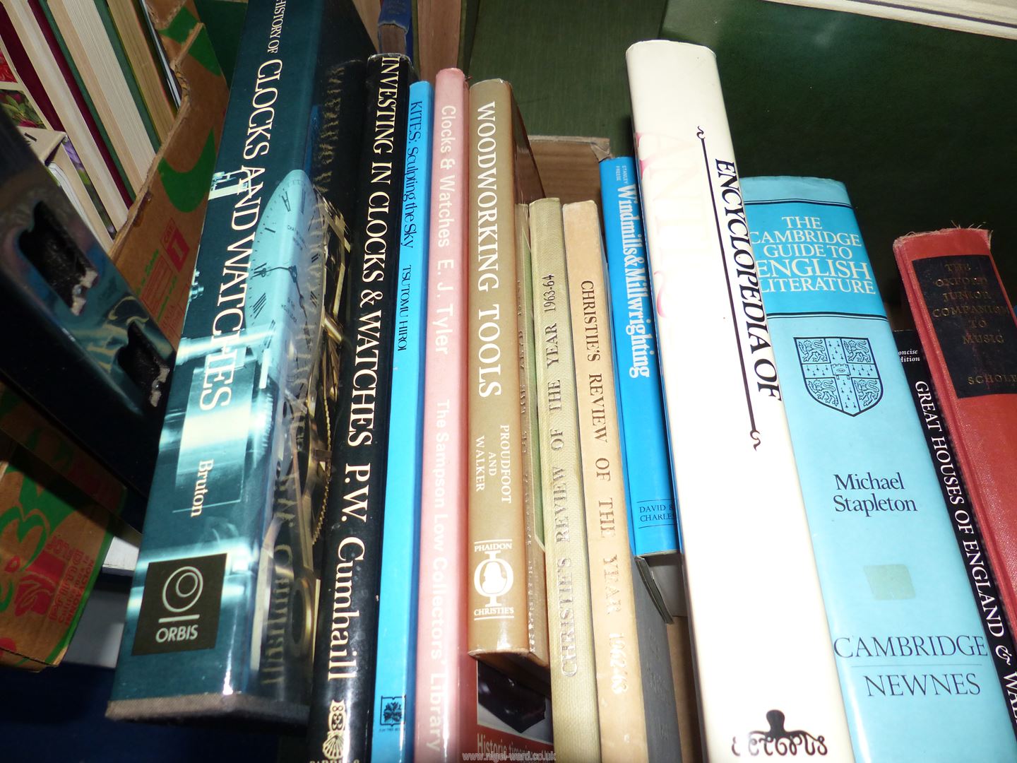 A quantity of books to include; Clocks and Watches, Woodworking tools, - Image 2 of 3