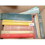 A box of books on foreign Travel to include; Wardlocks Western Scotland,