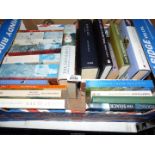 A box of books to include; Marion Meade, Dessert Queen by Janet Wallach, John Clare Biography, etc.