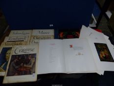 A quantity of Art books; Cezanne, Dutch Painting etc.