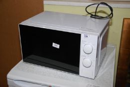 A Tesco microwave.