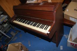 A Kemble piano - 47" wide x 3' high x 22" depth.