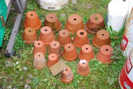 A quantity of terracotta pots.