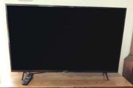 A Sony Bravia 43'' flatscreen TV, boxed.