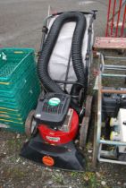 'Ibea' push along turbo 70 garden vacuum - good compression.