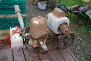 Electric operated water pump (sold as seen).