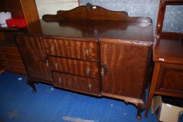 A large sideboard with two drawers and two cupboards - 5' wide x 23" depth x 46" high.