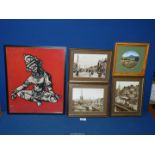 Three framed Photographs of 1920's-1930s Bristol before the 1940 bombing when most was destroyed: