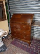 A 1930's/40's Oak finished Bureau,