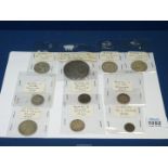 A quantity of coins: commemorative coin to celebrate the wedding of Princess Mary and Prince