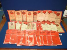 Thirty-seven Ordnance Survey one inch maps covering England, Wales and mostly Scotland.