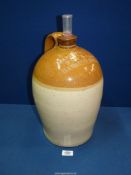 A Stoneware Flagon marked 'Haverford West', 17'' tall.