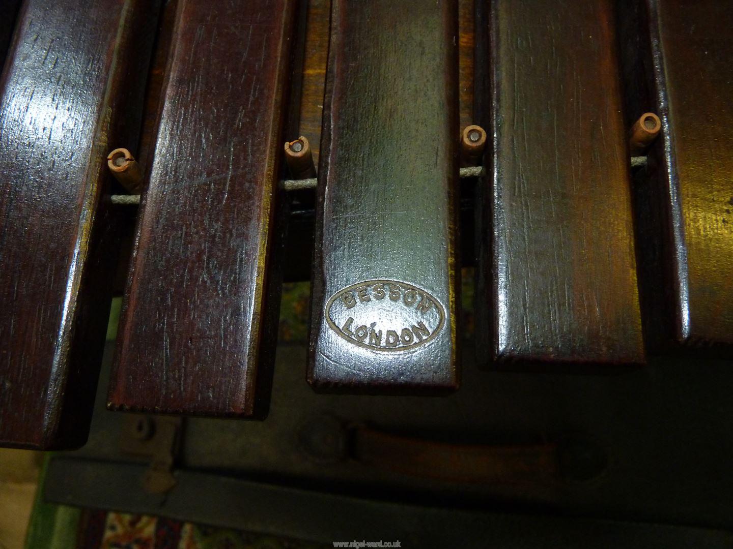 A Besson London 32 note refurbished Xylophone with case. - Image 3 of 3