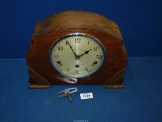 A Westminster chiming Mantle clock by Kemp Bros. Union St.