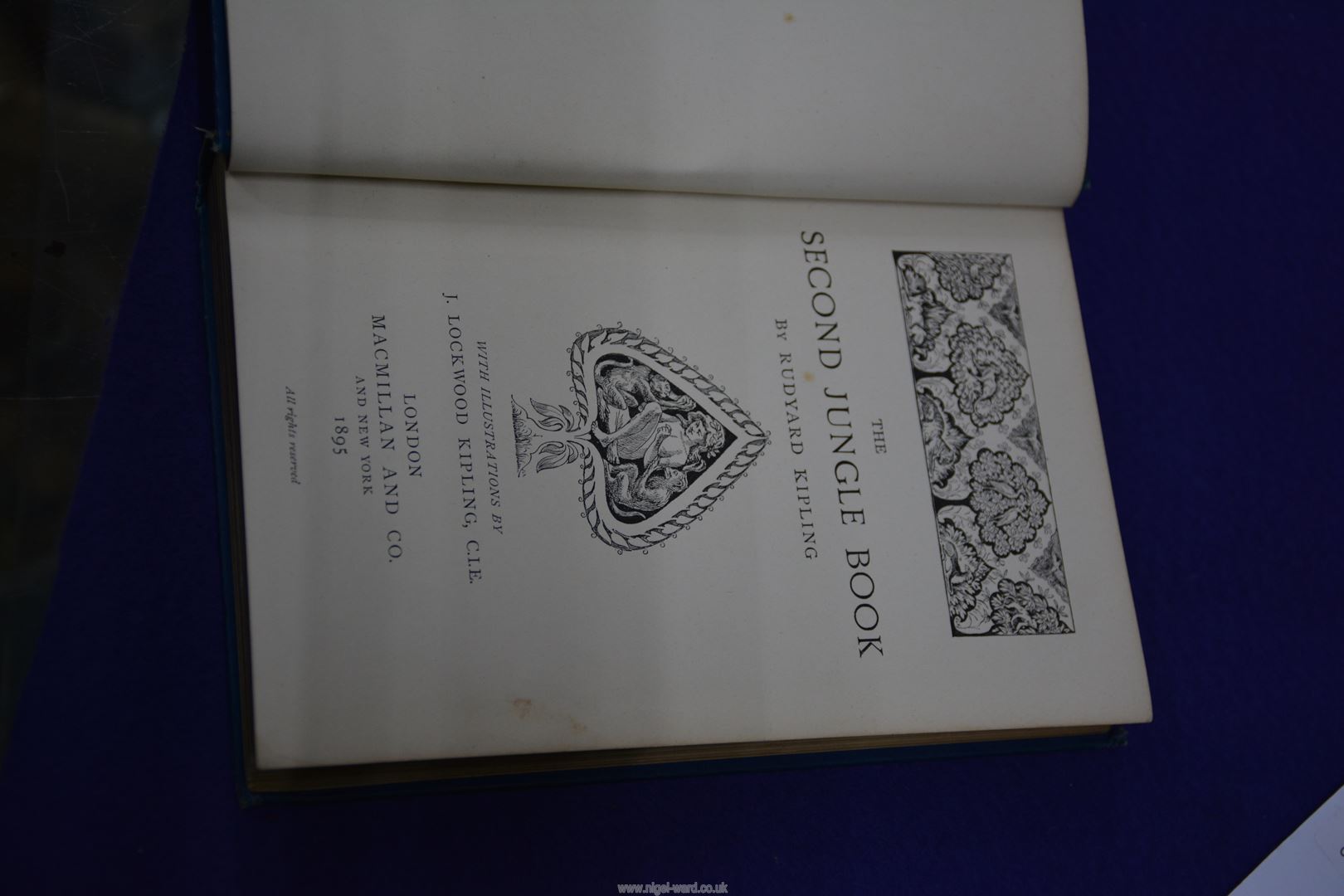 A first edition 1895 'The Second Jungle Book' by Rudyard Kipling. - Image 9 of 13