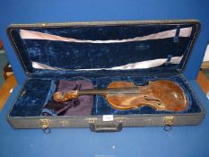 A Violin in rigid case, all a/f.