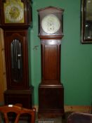 An unusual and desirable Mahogany cased longcase clock,