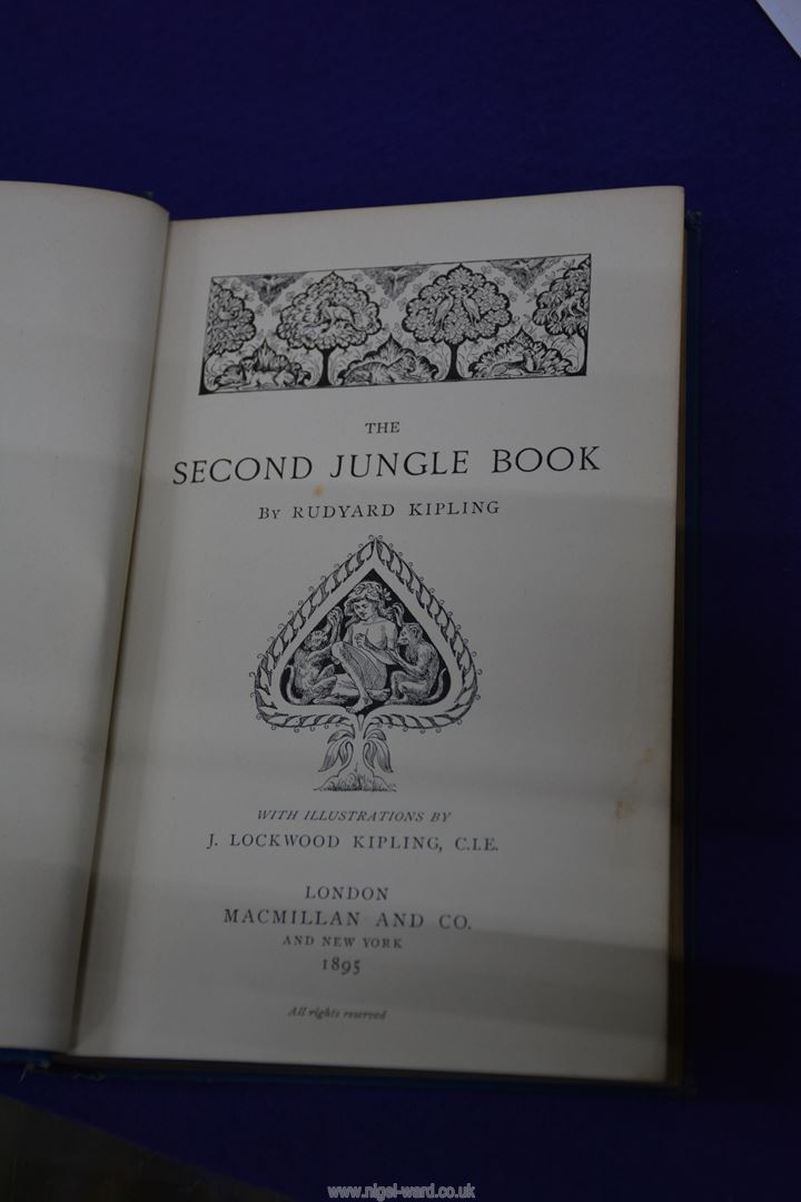 A first edition 1895 'The Second Jungle Book' by Rudyard Kipling. - Image 8 of 13
