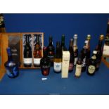 A quantity of alcohol including Bardy-Chauffert Champagne, Croft Sherry, Gran Tradicion Cava 2006,