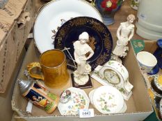 A quantity of china to include Royal Doulton Abbey National Building Society wall plate and