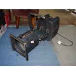 A 1940s/1950's theatre spotlight, 32'' .