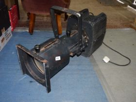 A 1940s/1950's theatre spotlight, 32'' .