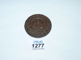 A large medal; 'King Edward VII & Queen Alexandra',