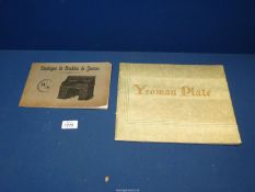 A Trade Catalogue for Yeoman's Plate No.