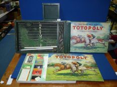 A 'Totopoly' - The Great Horse Racing Game and Table Skittles.