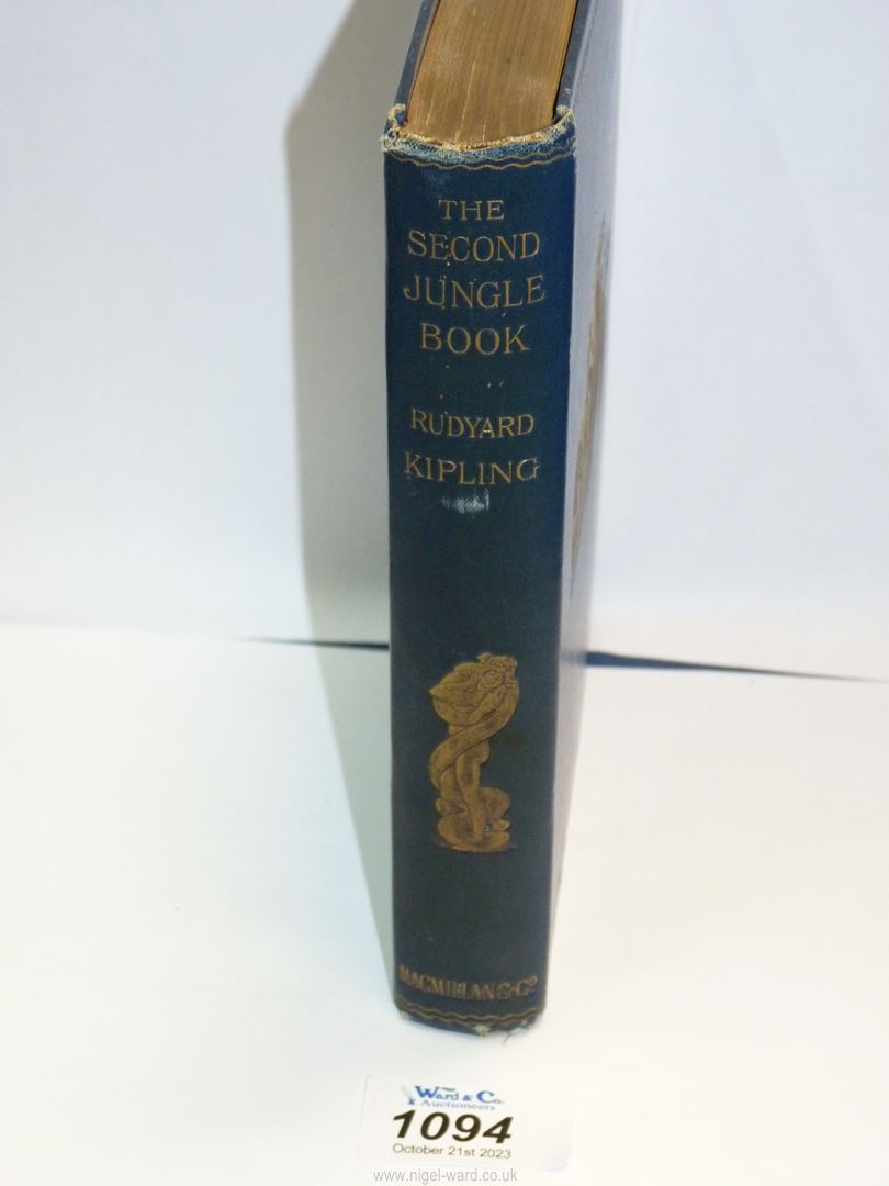 A first edition 1895 'The Second Jungle Book' by Rudyard Kipling. - Image 2 of 13