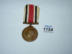 A Special Constabulary Faithful Service medal awarded to Arthur R. Palmer.